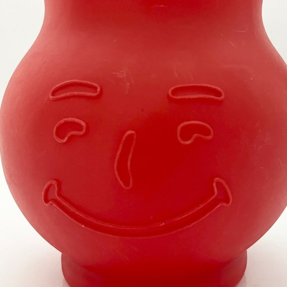 VINTAGE 1980s KOOL-AID PLASTIC PITCHER - SMILING FACE CONTAINER - 7" TALL - Picture 3 of 5
